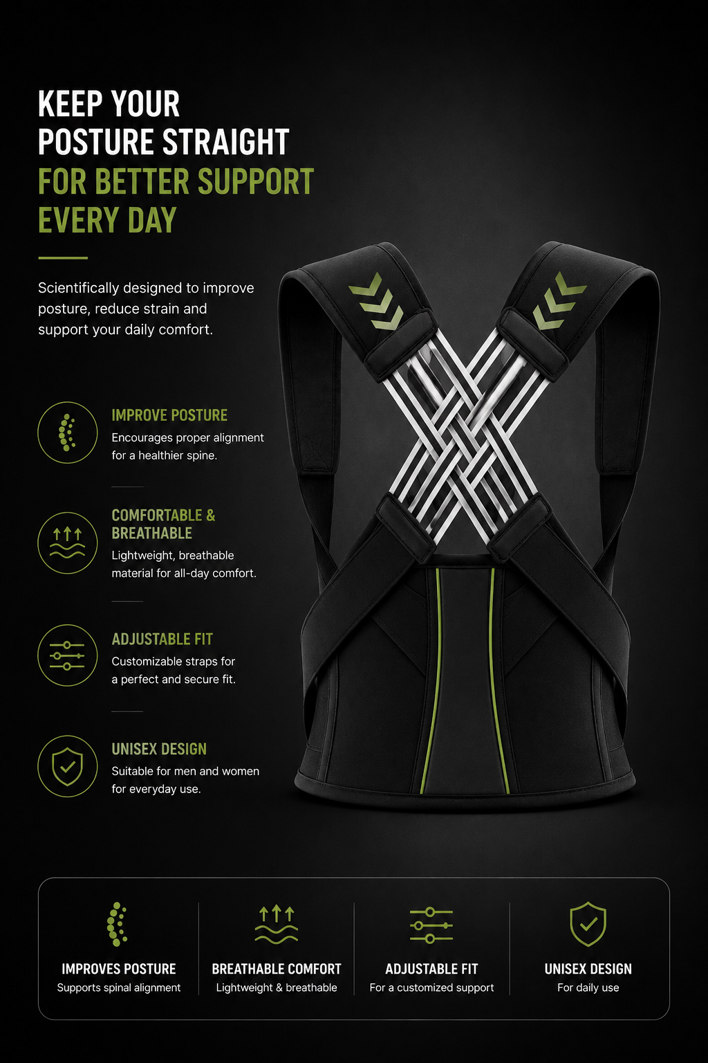 Posture Corrector Back Support