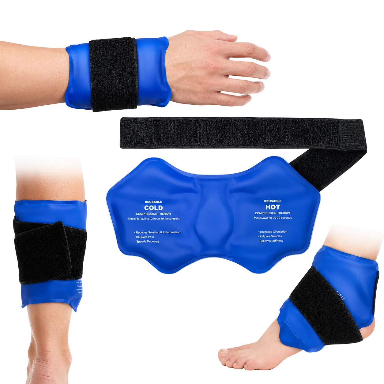 Hot & Cold Ankle Compression Ice Pack