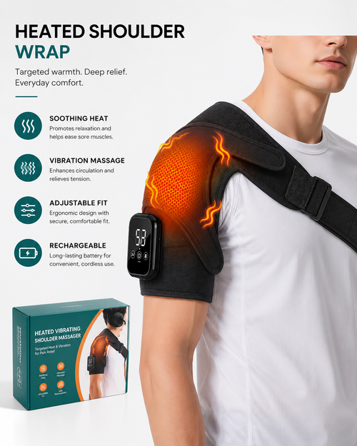 Electric Heating Shoulder Pad Massager