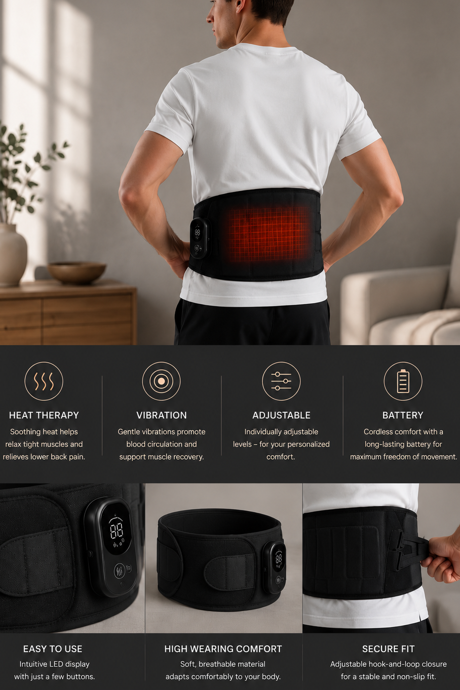 Electric Heating  Massager