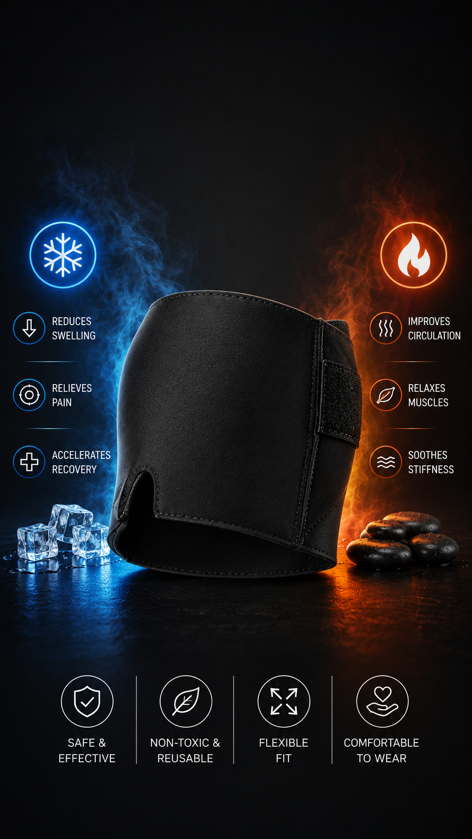 Hot & Cold Migraine Relief Cap