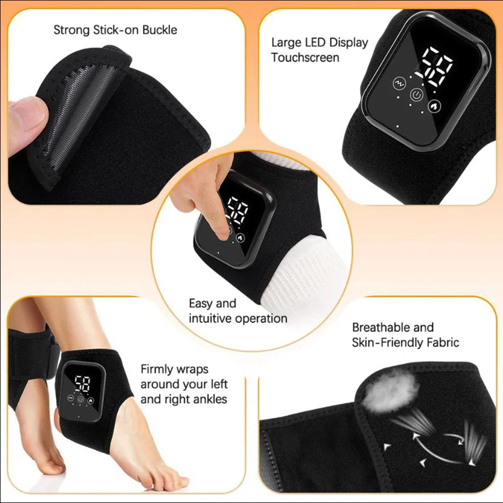 Heated Foot & Ankle Compression Massager