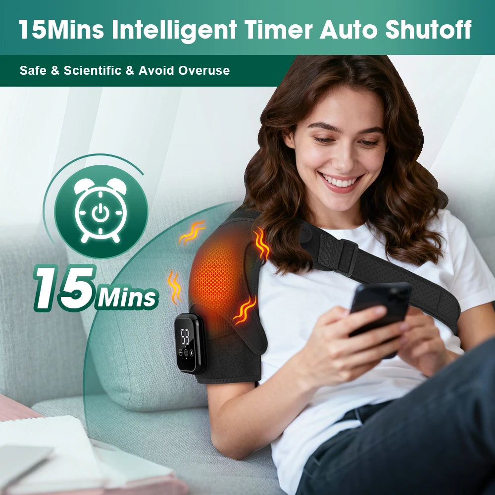 Electric Heating Shoulder Pad Massager